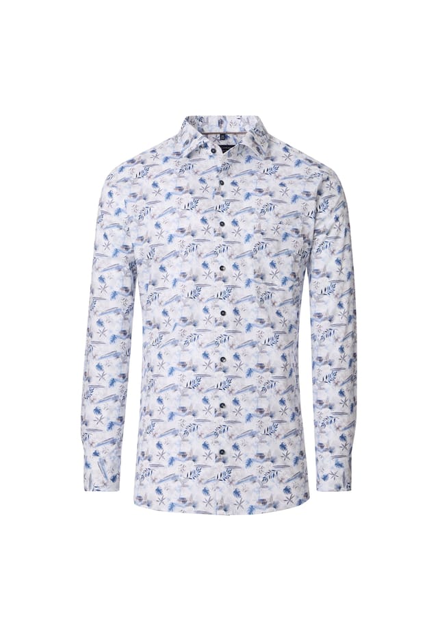 Рубашка с деловым принтом современный крой Casamoda, синий
Рубашка с деловым принтом современный крой Casamoda, синий