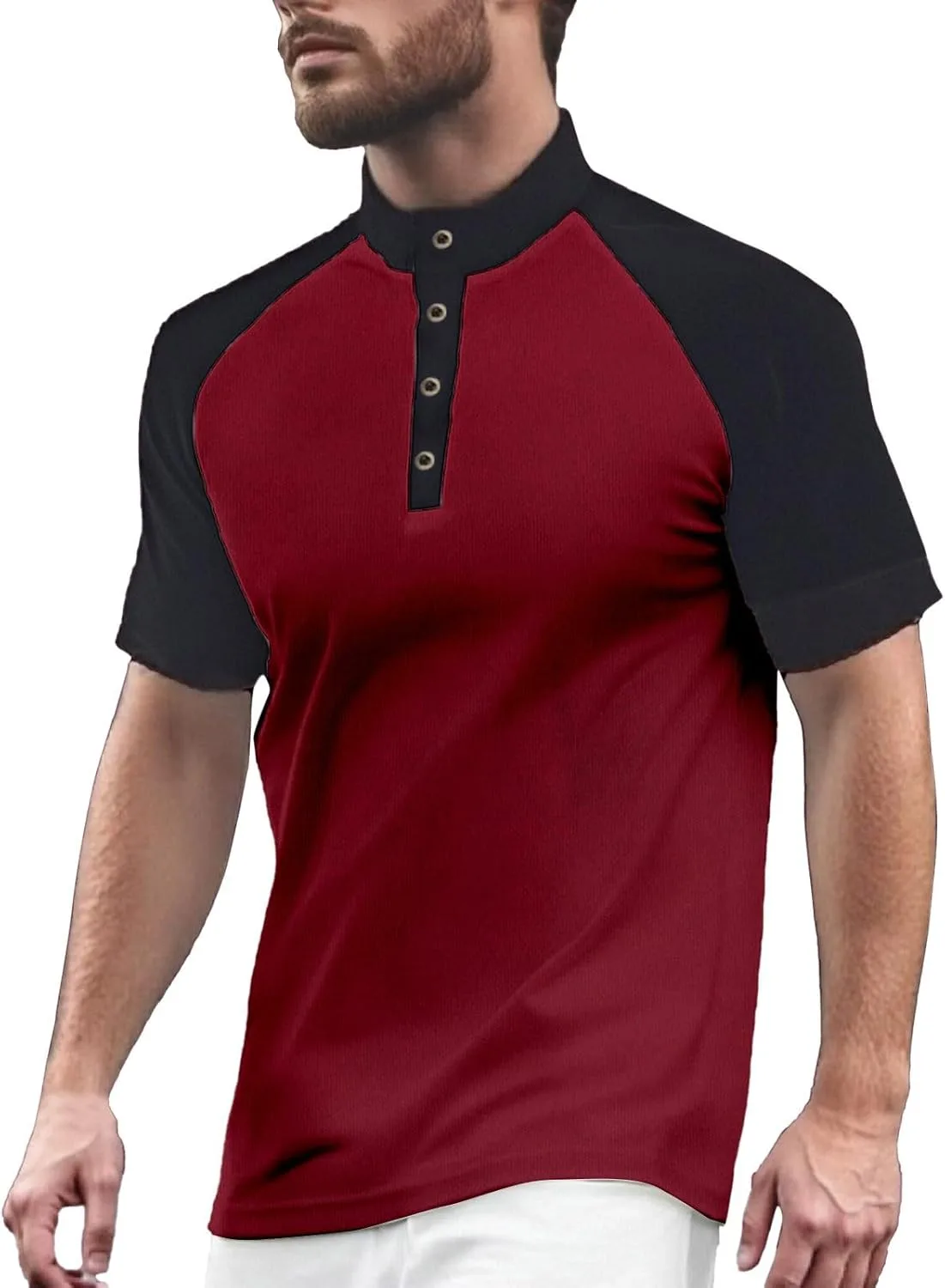 Короткий рукав из вельвета для мужчин Big and Tall, Casual Raglan, Color Block Henley
Короткий рукав из вельвета для мужчин Big and Tall, Casual Raglan, Color Block Henley