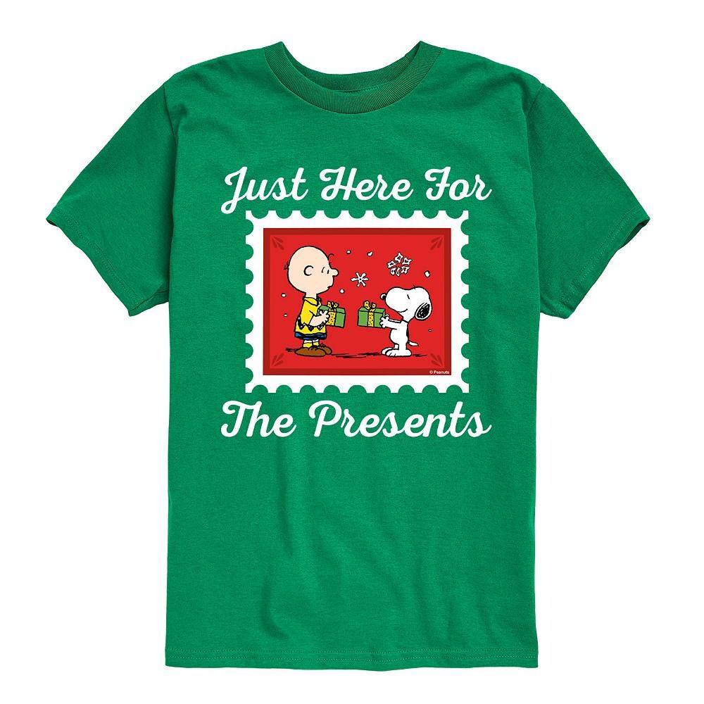 Футболка с рисунком Peanuts Just Here For The Presents для мальчиков 8–20 лет Licensed Character, зеленый
Футболка с рисунком Peanuts Just Here For The Presents для мальчиков 8–20 лет Licensed Character, зеленый