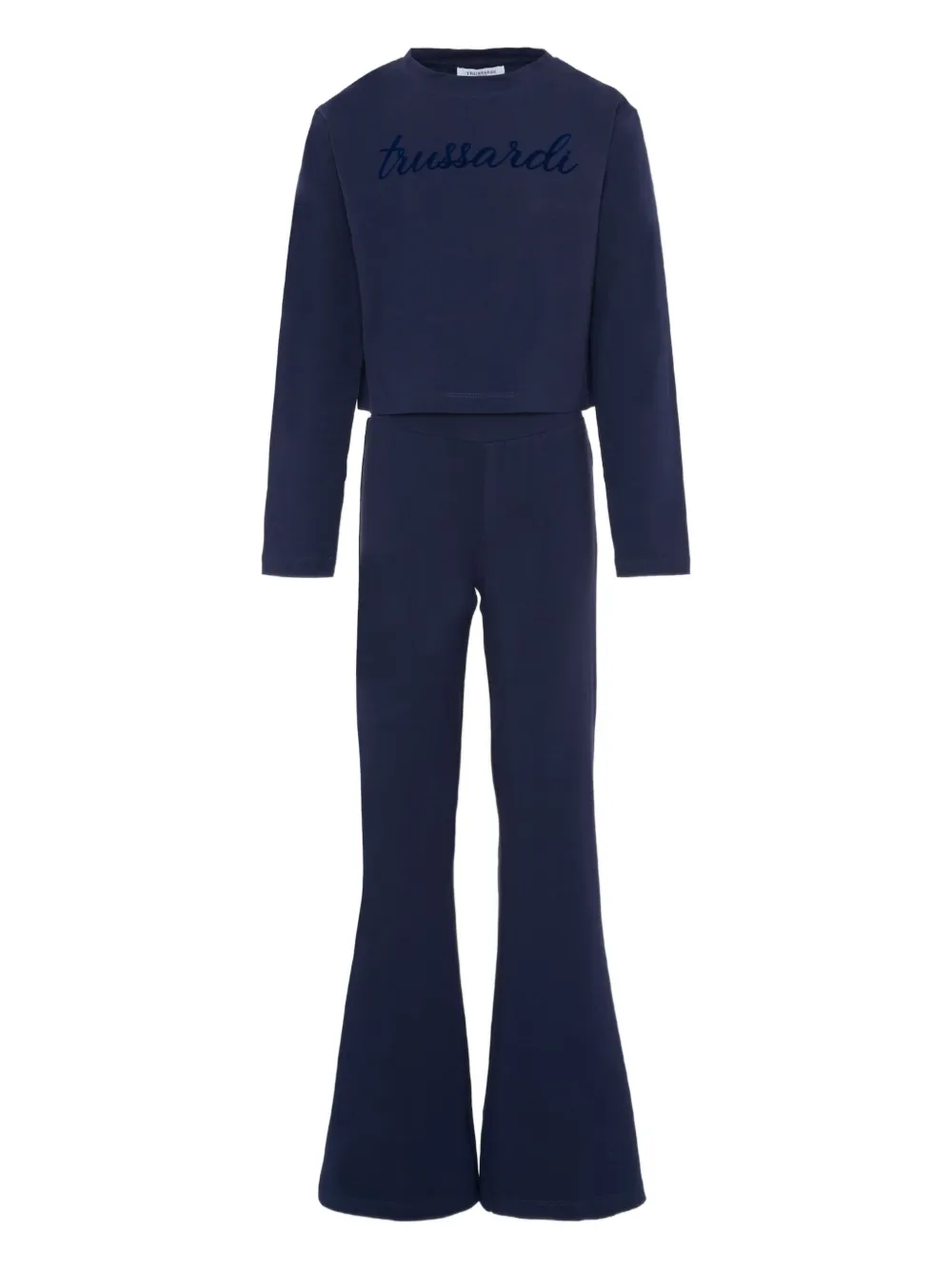 Спортивный костюм с логотипом Trussardi Junior, синий
Спортивный костюм с логотипом Trussardi Junior, синий