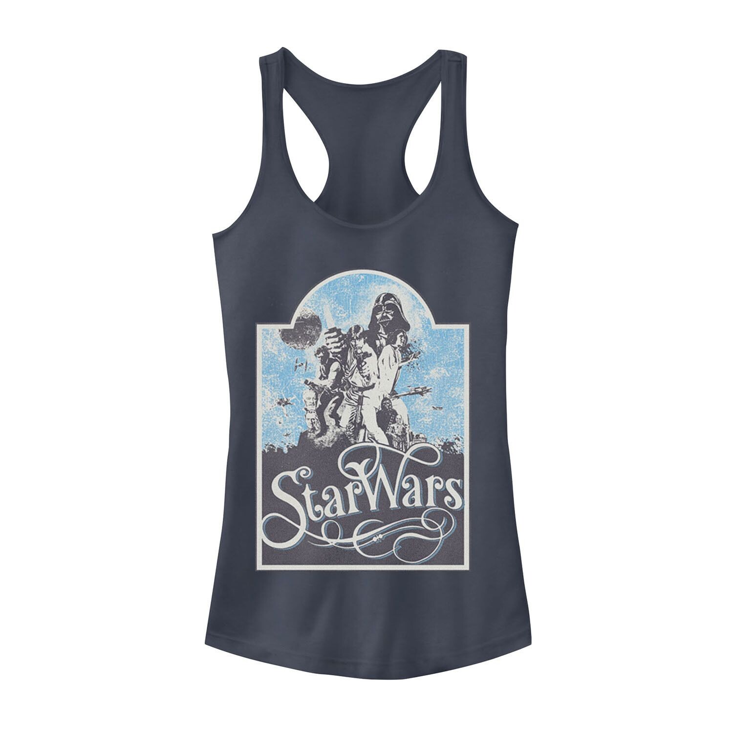 Детская майка на бретелях с винтажным плакатом и логотипом «Звездные войны» Star Wars
Детская майка на бретелях с винтажным плакатом и логотипом «Звездные войны» Star Wars