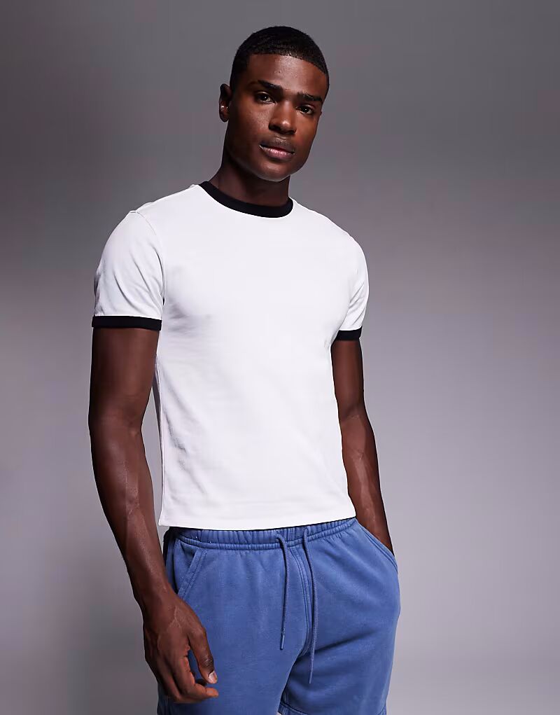 Футболка детская Ringer из хлопка облегающая, с быстросохнущей отделкой, белого цвета 4505
Футболка детская Ringer из хлопка облегающая, с быстросохнущей отделкой, белого цвета 4505