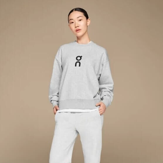 Свитшот On Running Club Crew из органического хлопка, серый
Свитшот On Running Club Crew из органического хлопка, серый