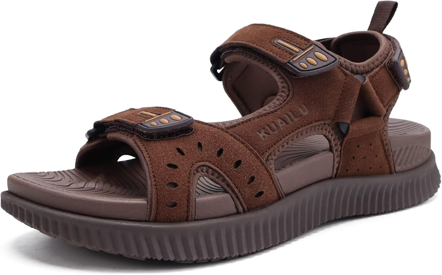 Мужские сандалии для походов KuaiLu с поддержкой свода стопы, спортивные, для восстановления, для ходьбы, летние повседневные сандалии с толстой подошвой, для пляжа и воды, размер 7-15, темно-коричневый
Мужские сандалии для походов KuaiLu с поддержкой свода стопы, спортивные, для восстановления, для ходьбы, летние повседневные сандалии с толстой подошвой, для пляжа и воды, размер 7-15, темно-коричневый