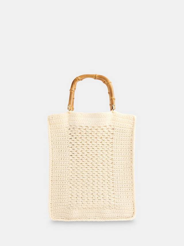 Сумка для вязания с бамбуковой ручкой Whistles, Cream
Сумка для вязания с бамбуковой ручкой Whistles, Cream