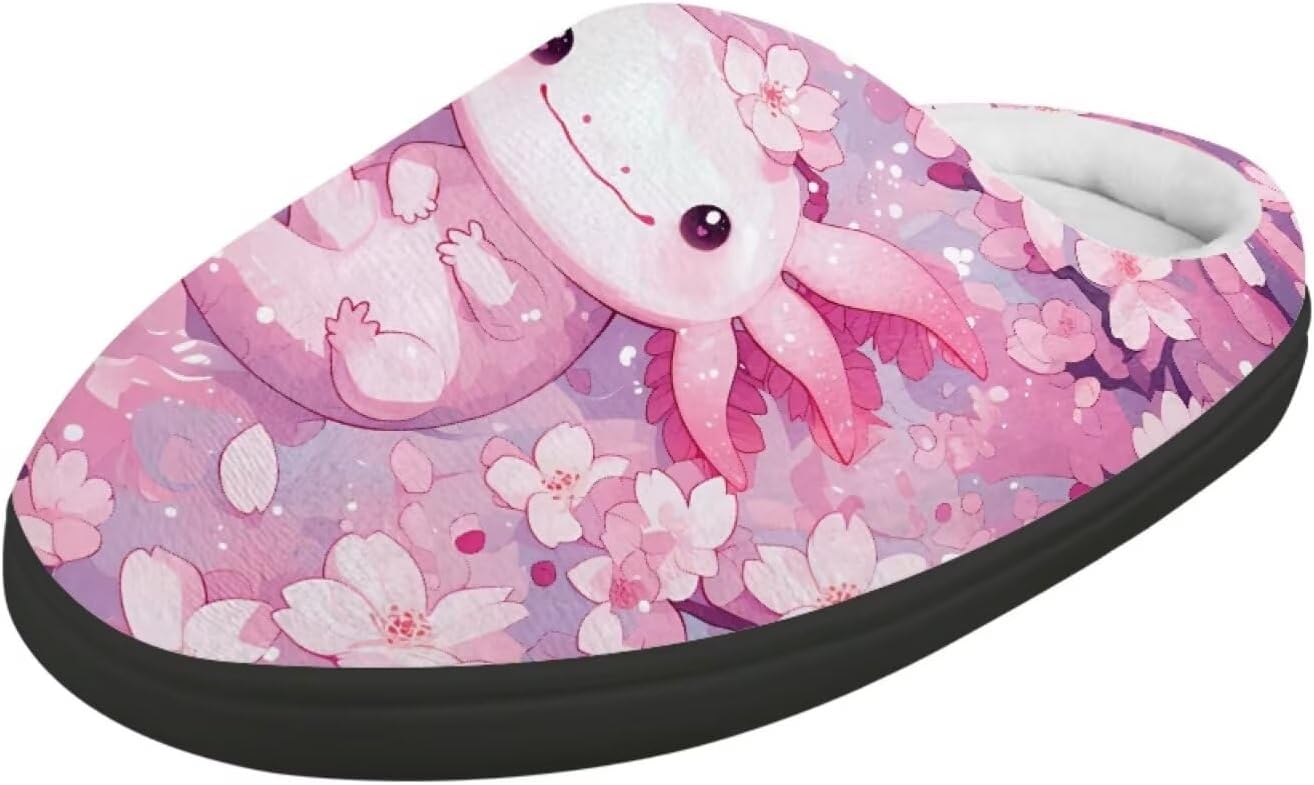 POLERO Милые тапочки для детей, девочек, зимние теплые домашние тапочки, детские тапочки для мальчиков, Axolotl Cherry Blossom
POLERO Милые тапочки для детей, девочек, зимние теплые домашние тапочки, детские тапочки для мальчиков, Axolotl Cherry Blossom