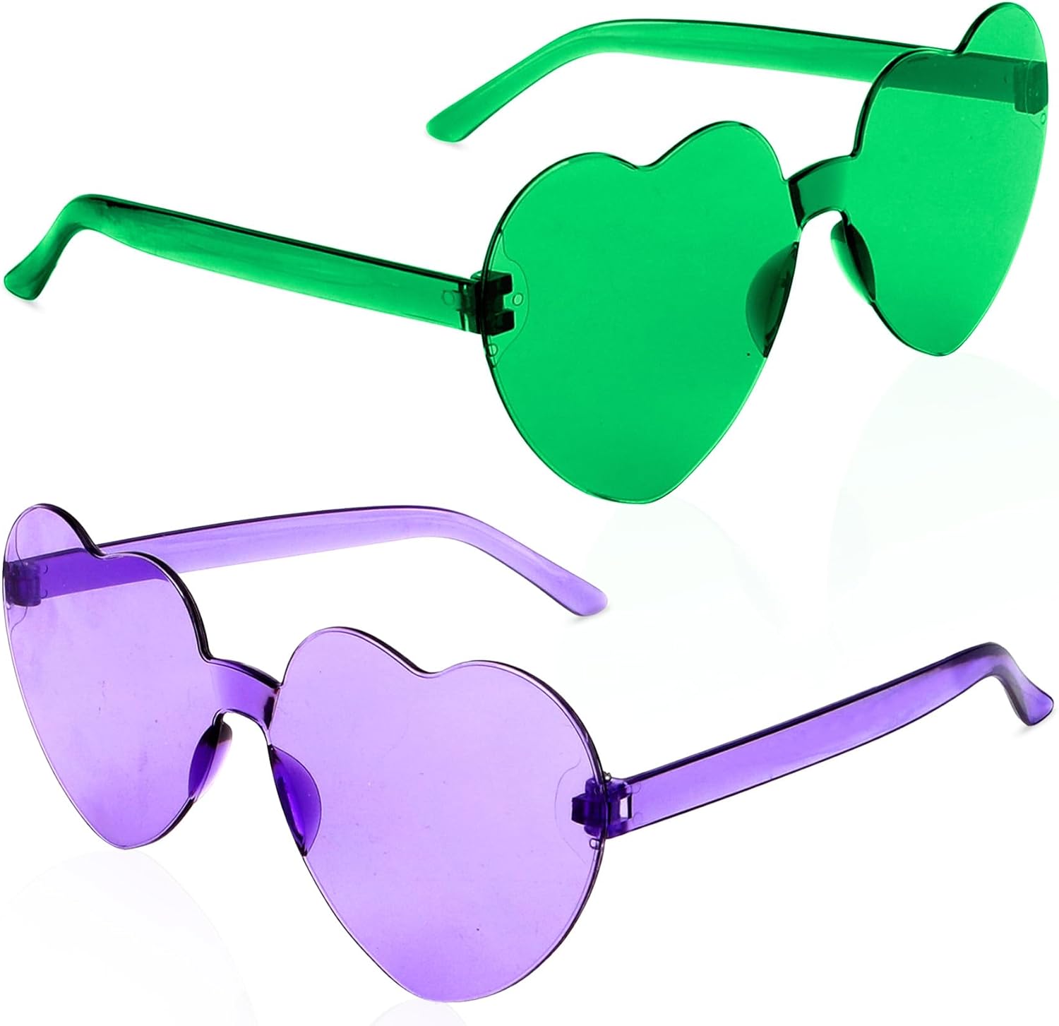 Солнцезащитные очки в форме сердечек (зеленые и фиолетовые), комплект из 2 штук, для женщин, для Марди Гра, фиолетовые очки для мужчин, солнцезащитные очки в форме сердечек для украшения наряда на Марди Гра generic, Green
Солнцезащитные очки в форме сердечек (зеленые и фиолетовые), комплект из 2 штук, для женщин, для Марди Гра, фиолетовые очки для мужчин, солнцезащитные очки в форме сердечек для украшения наряда на Марди Гра generic, Green