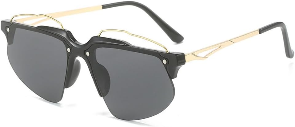 Модные женские солнцезащитные очки без оправы в стиле панк, «кошачий глаз», ретро, роскошные очки с защитой от УФ-излучения UV400, мужские спортивные очки для вождения TKKTLLT, Black
Модные женские солнцезащитные очки без оправы в стиле панк, «кошачий глаз», ретро, роскошные очки с защитой от УФ-излучения UV400, мужские спортивные очки для вождения TKKTLLT, Black