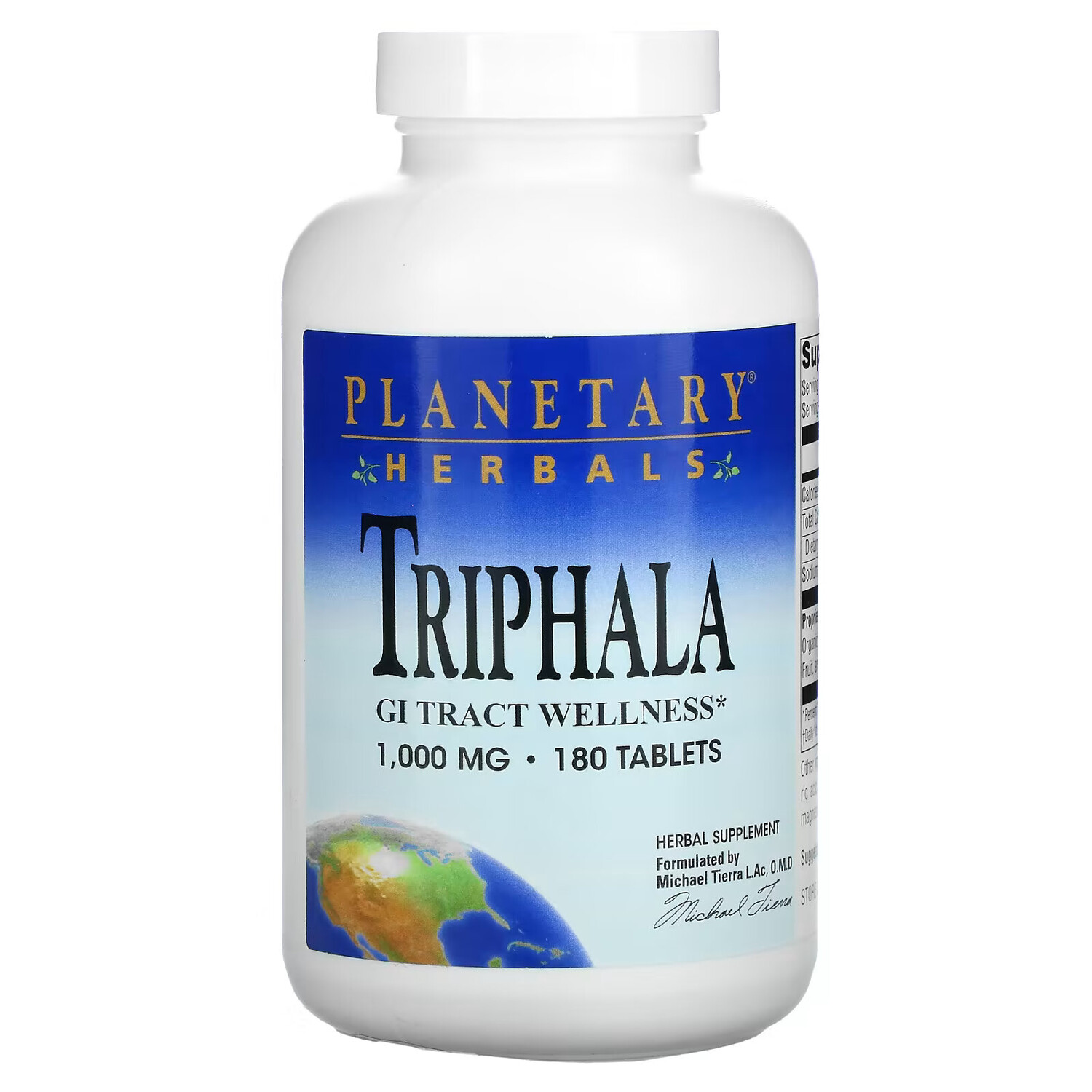 Planetary Herbals, Triphala, здоровье желудочно-кишечного тракта, 1000 мг, 180 таблеток
Planetary Herbals, Triphala, здоровье желудочно-кишечного тракта, 1000 мг, 180 таблеток