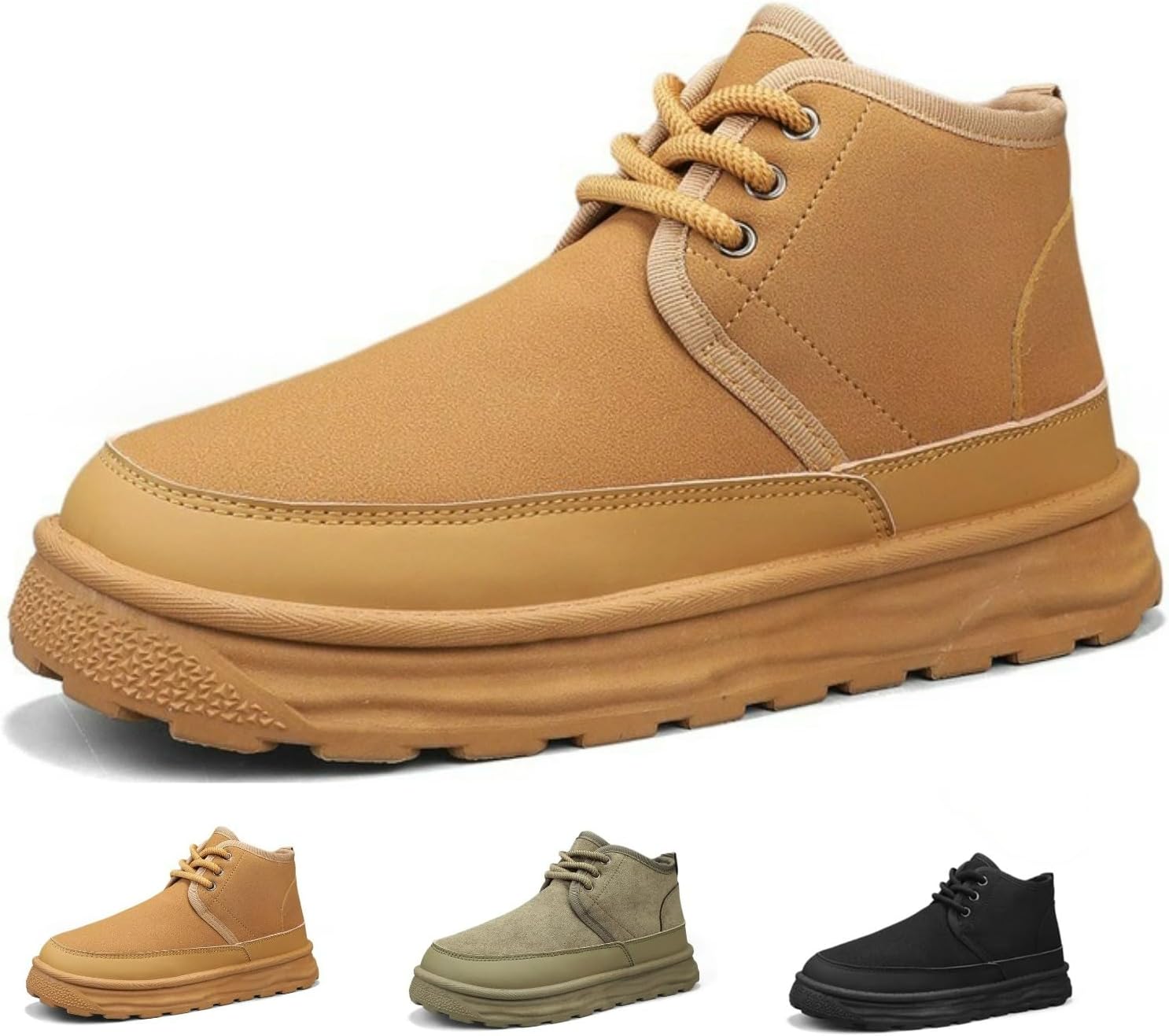 Зимние мужские боевые ботинки MACEFIL с утеплителем, меховой подкладкой, нескользящей подошвой, удобные модные ботинки для прогулок на улице, Camel
Зимние мужские боевые ботинки MACEFIL с утеплителем, меховой подкладкой, нескользящей подошвой, удобные модные ботинки для прогулок на улице, Camel