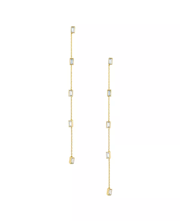 Серьги линейные багеты с покрытием из 18-каратного золота Ettika, gold
Серьги линейные багеты с покрытием из 18-каратного золота Ettika, gold