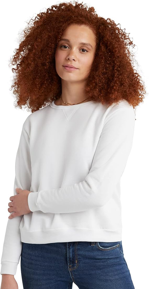 Свитшот Hanes EcoSmart Fleece V-Notch, белый
Свитшот Hanes EcoSmart Fleece V-Notch, белый