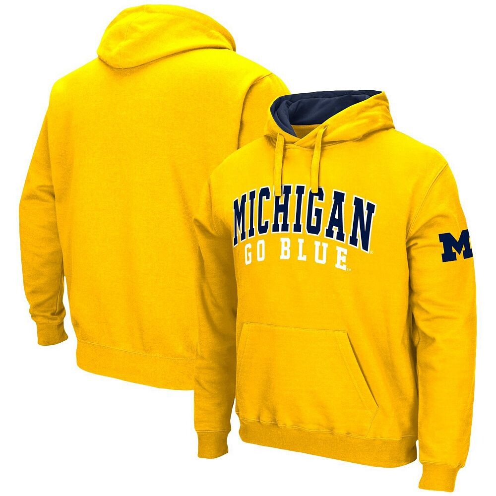 Мужской пуловер с капюшоном Colosseum Maize Michigan Wolverines и двойной аркой, цвет Mic Gold
Мужской пуловер с капюшоном Colosseum Maize Michigan Wolverines и двойной аркой, цвет Mic Gold