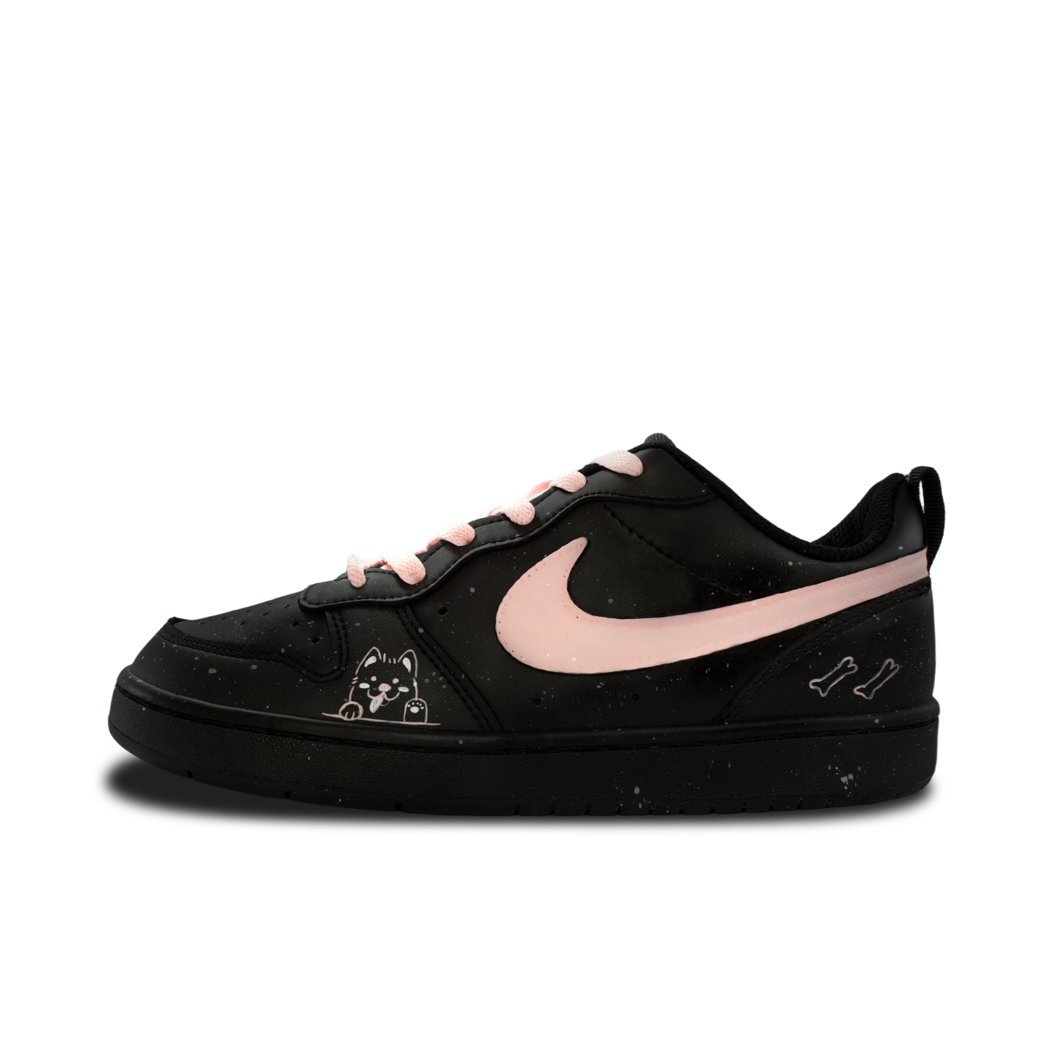 Детские скейтерские кеды Court Borough Nike, черный/розовый
Детские скейтерские кеды Court Borough Nike, черный/розовый
