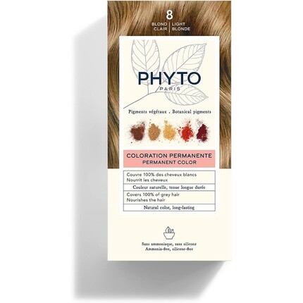 Color Permanent Color 8 Светло-русый, Phyto 
Color Permanent Color 8 Светло-русый, Phyto