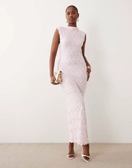 Розовое платье макси из фактурного джерси Vila
Розовое платье макси из фактурного джерси Vila