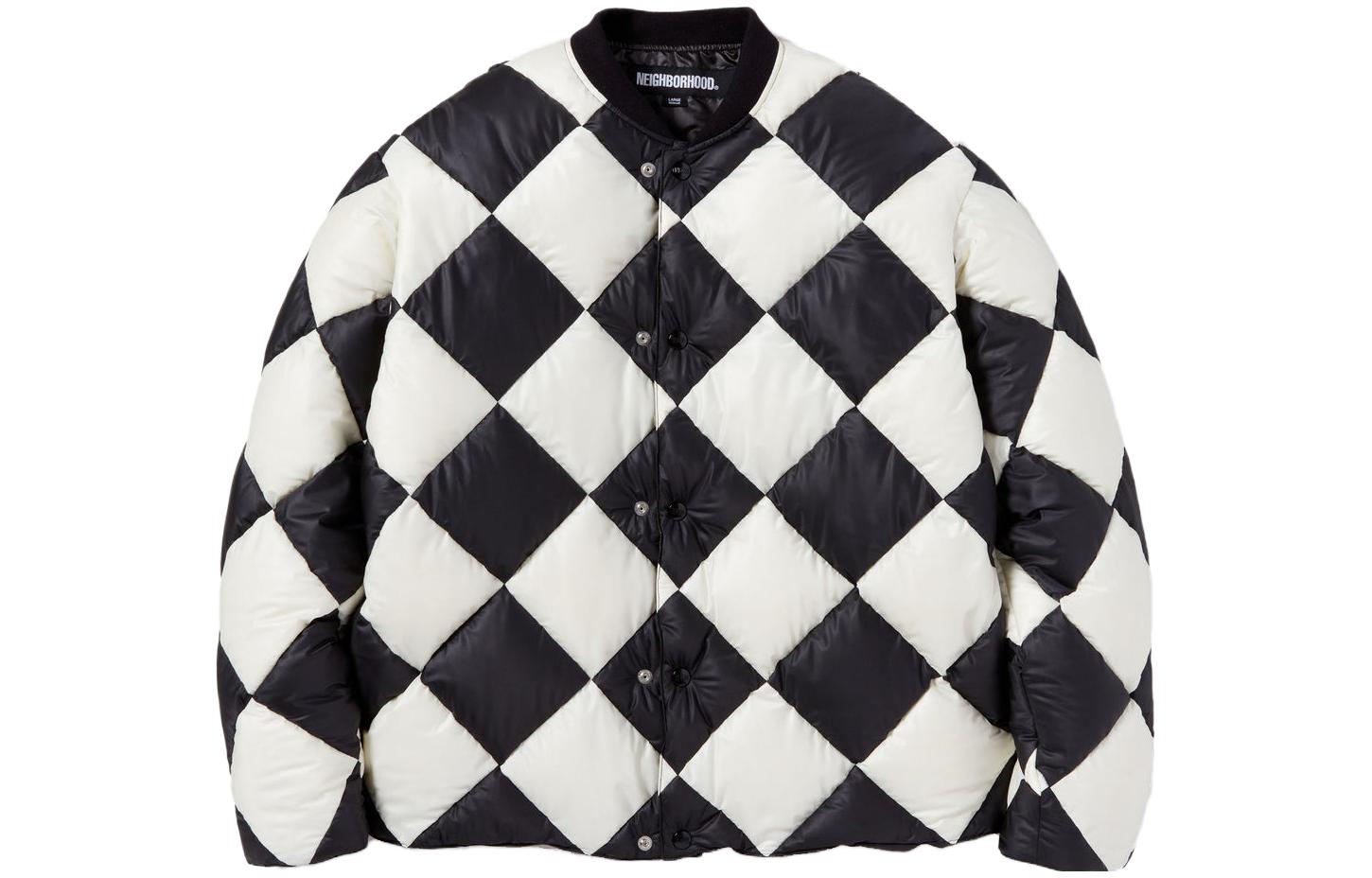 NEIGHBORHOOD Чекер пуховик, White
NEIGHBORHOOD Чекер пуховик, White