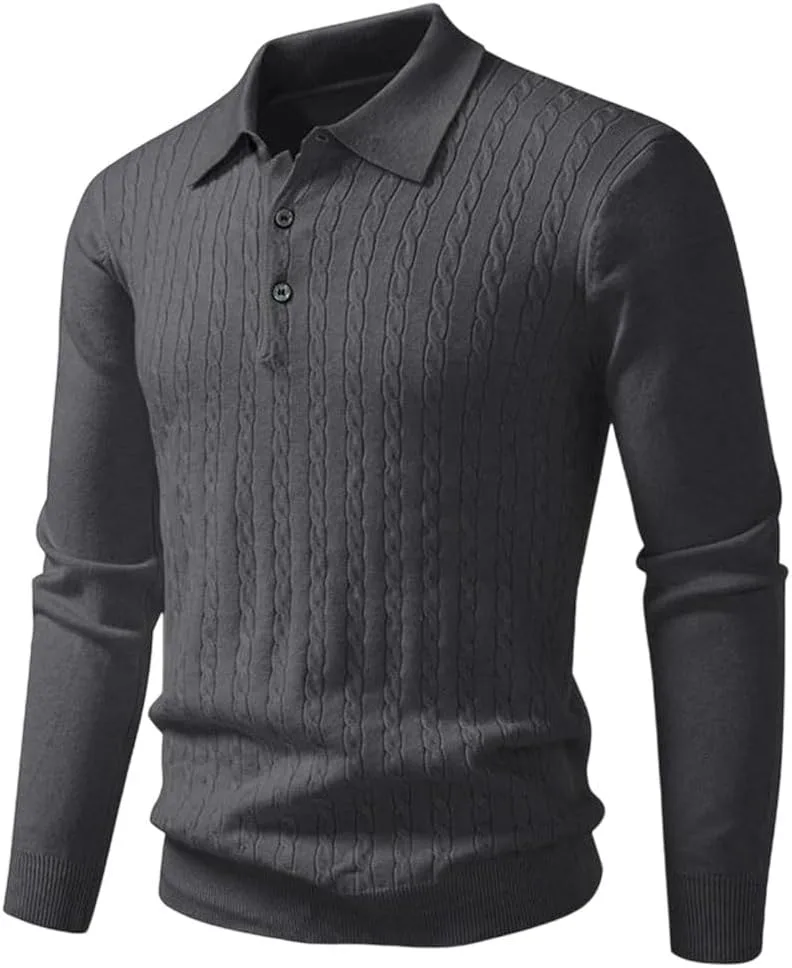 Мужской пуловер с длинным рукавом и V-образным вырезом
Мужской пуловер с длинным рукавом и V-образным вырезом