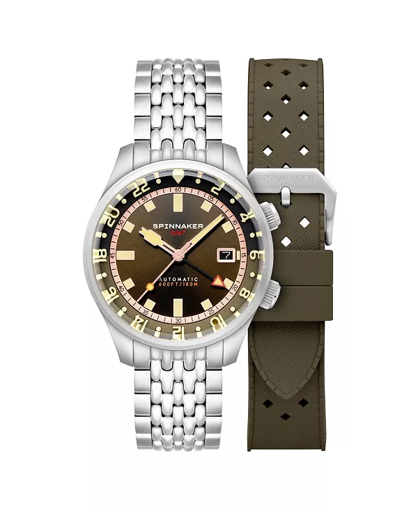 Мужские часы Bradner GMT с автоматическим механизмом, браслет из нержавеющей стали, 42 мм Spinnaker, brown, Серебристый, Мужские часы Bradner GMT с автоматическим механизмом, браслет из нержавеющей стали, 42 мм Spinnaker, brown
Мужские часы Bradner GMT с автоматическим механизмом, браслет из нержавеющей стали, 42 мм Spinnaker, brown, Серебристый, Мужские часы Bradner GMT с автоматическим механизмом, браслет из нержавеющей стали, 42 мм Spinnaker, brown