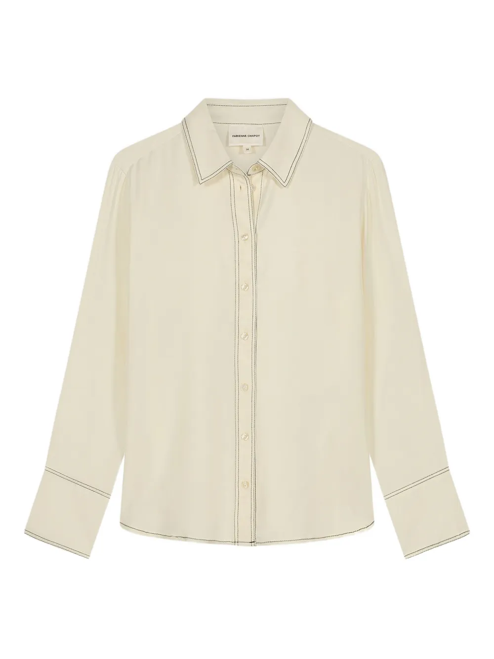 Рубашка Stella с контрастной строчкой Fabienne Chapot, нейтральный
Рубашка Stella с контрастной строчкой Fabienne Chapot, нейтральный