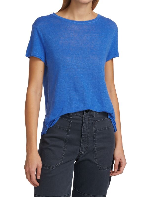 Льняная футболка easy true из органического льна Frame Nude pink
Льняная футболка easy true из органического льна Frame Nude pink