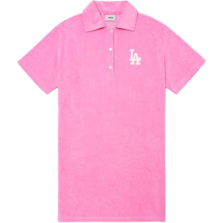 MLB Женское розовое платье с коротким рукавом
MLB Женское розовое платье с коротким рукавом