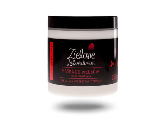 Восстанавливающая маска для волос с экстрактом мяты, яблока и зерна, 250 мл Zielone Laboratorium
Восстанавливающая маска для волос с экстрактом мяты, яблока и зерна, 250 мл Zielone Laboratorium