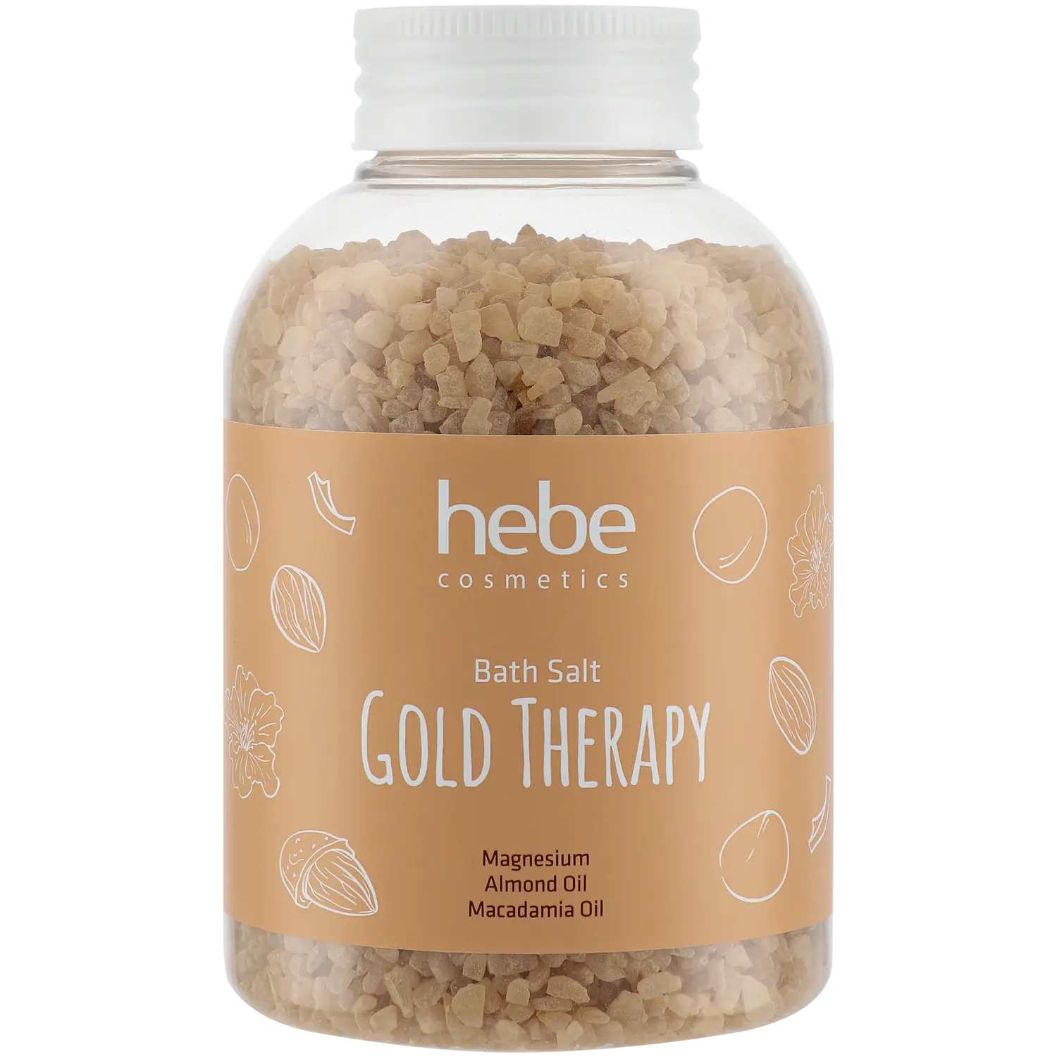 Hebe Cosmetics Gold Therapy соль для ванн, 600 г
Hebe Cosmetics Gold Therapy соль для ванн, 600 г