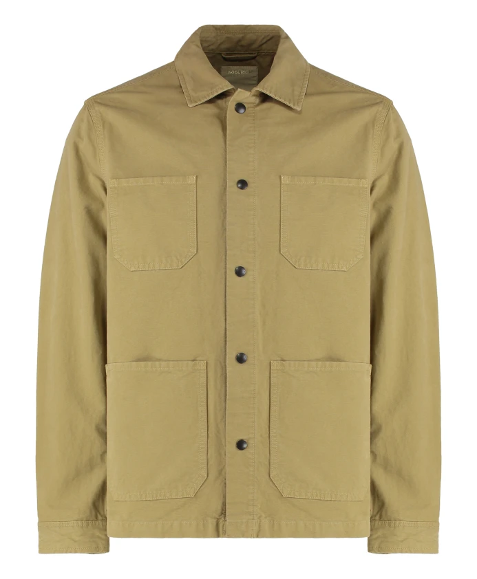 Хлопковая рубашка-куртка Woolrich, зеленый
Хлопковая рубашка-куртка Woolrich, зеленый