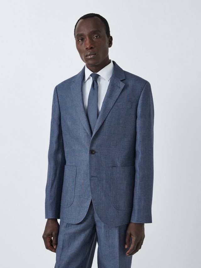 Хадалей расслабленный приталенный блейзер из чистого льна в клетку John Lewis, Mid Blue
Хадалей расслабленный приталенный блейзер из чистого льна в клетку John Lewis, Mid Blue