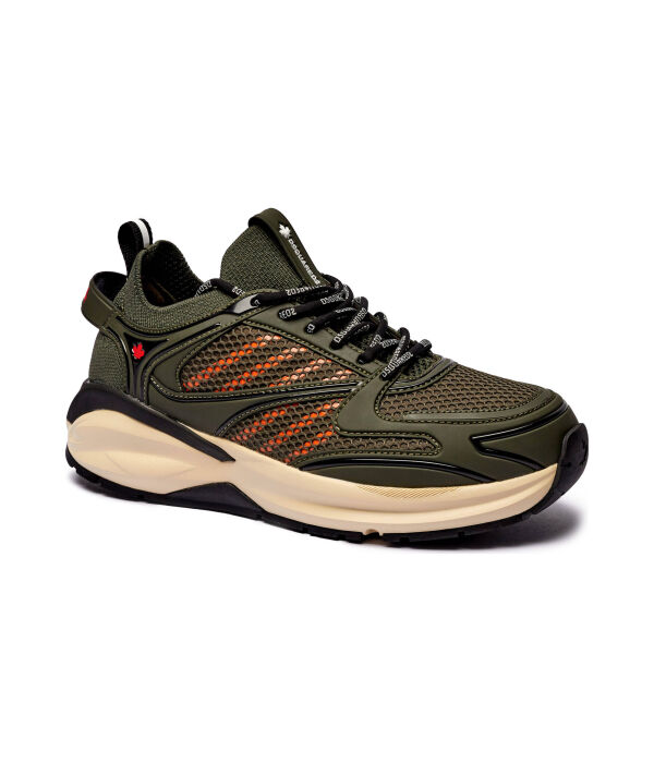 Кроссовки мужские Dsquared2 Dash с сетчатыми вставками, зеленый
Кроссовки мужские Dsquared2 Dash с сетчатыми вставками, зеленый