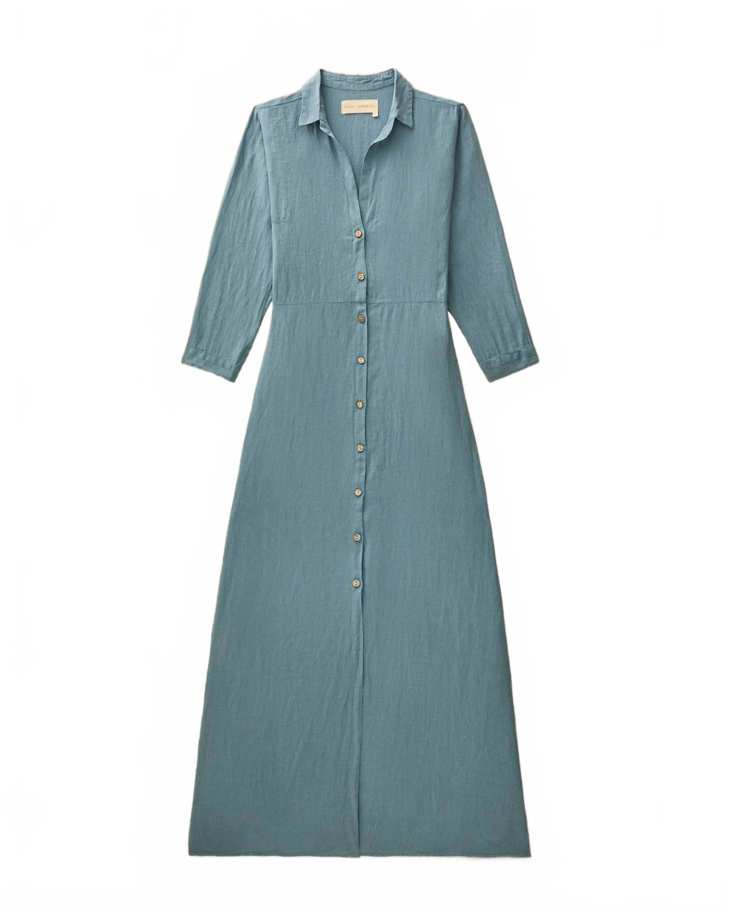 Женское льняное макси-платье Puglia из шамбре Road to Nowhere, chambray
Женское льняное макси-платье Puglia из шамбре Road to Nowhere, chambray