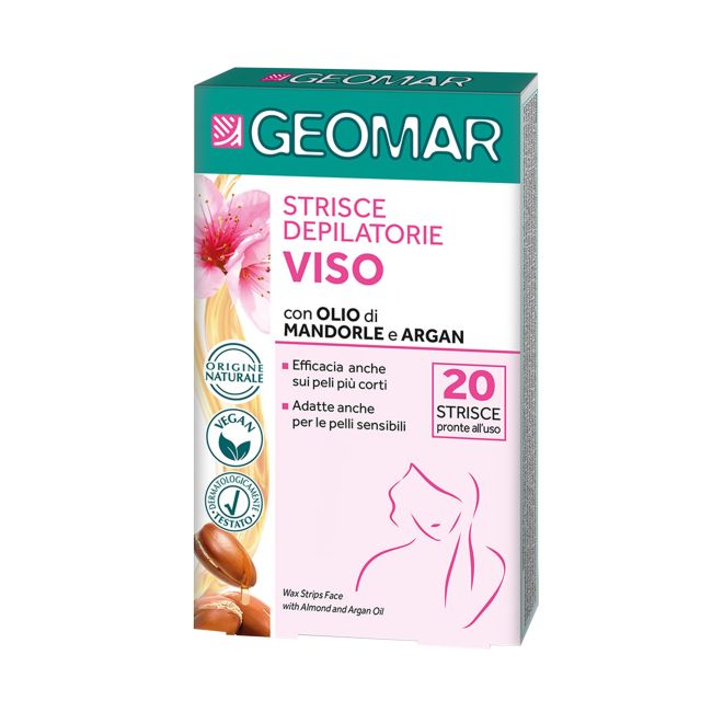 Полоски для депиляции всего лица (20 шт.) Geomar
Полоски для депиляции всего лица (20 шт.) Geomar