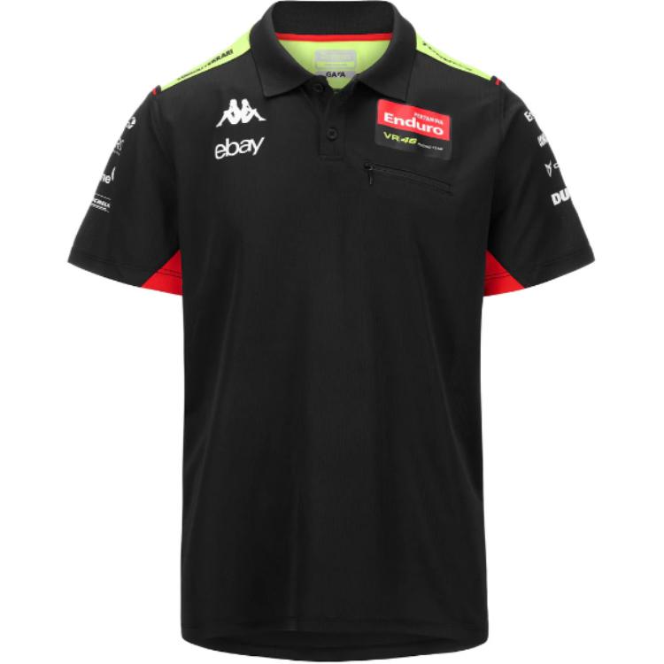 Футболка поло X VR46 LIANMINGKUAN мужская черная Kappa
Футболка поло X VR46 LIANMINGKUAN мужская черная Kappa