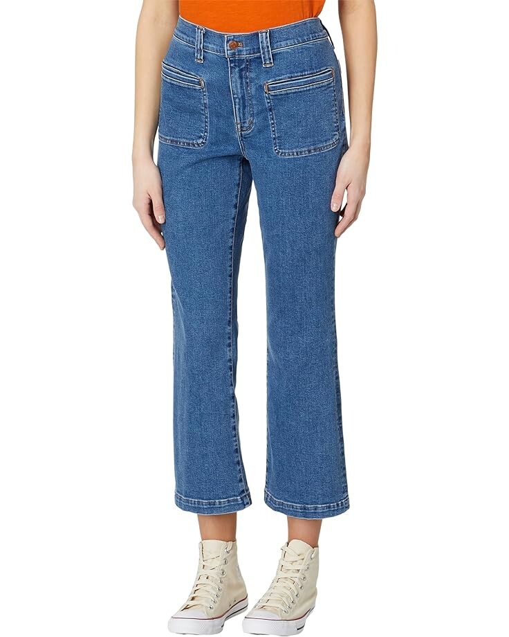 Джинсы Madewell Kick Out Crop Jeans in Elkton Wash: Seam Edition, цвет Elkton Wash
Джинсы Madewell Kick Out Crop Jeans in Elkton Wash: Seam Edition, цвет Elkton Wash