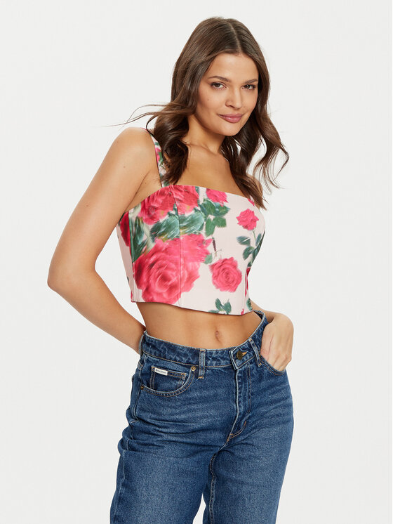 Топ regular fit W5RH26 WGLO2 Guess, мультиколор
Топ regular fit W5RH26 WGLO2 Guess, мультиколор