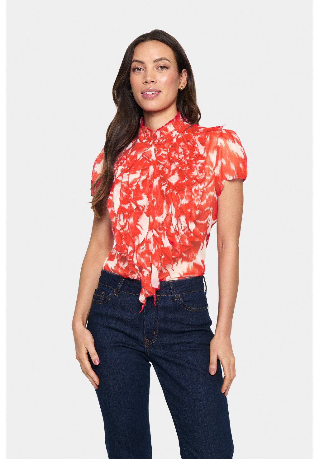 Блузка на пуговицах LILJA CRINKLE Saint Tropez, темно-красный
Блузка на пуговицах LILJA CRINKLE Saint Tropez, темно-красный