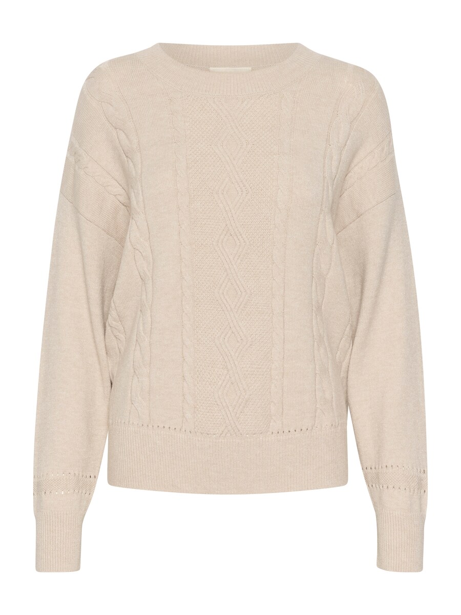 Тонкий вязаный свитер Cream Sweater Dela, бежевый
Тонкий вязаный свитер Cream Sweater Dela, бежевый