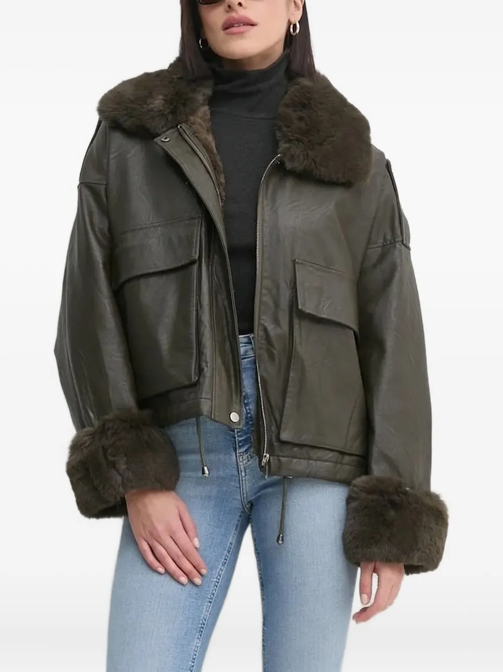 Куртка с отделкой Sandro Ferrone, зеленый
Куртка с отделкой Sandro Ferrone, зеленый