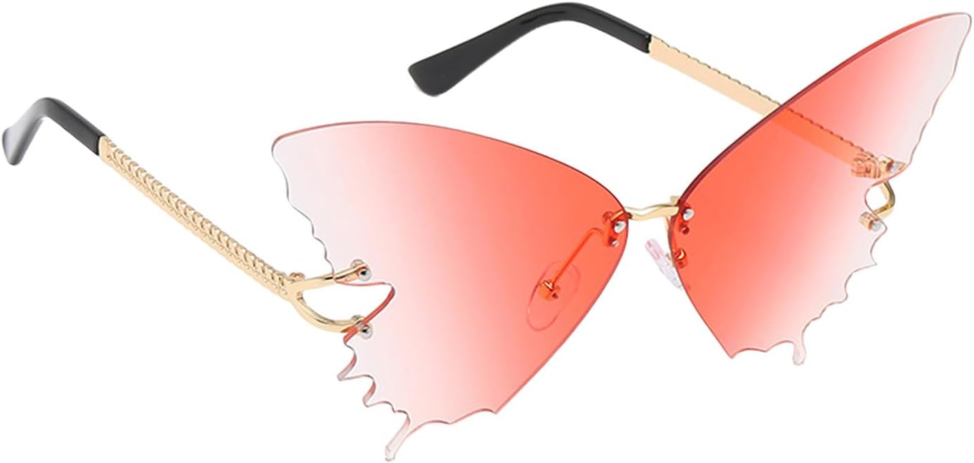 Солнцезащитные очки Butterfly UV, модные очки с антибликовым покрытием, женские солнцезащитные очки без оправы для активного отдыха, вождения и путешествий, летние Generic, Dark Pink
Солнцезащитные очки Butterfly UV, модные очки с антибликовым покрытием, женские солнцезащитные очки без оправы для активного отдыха, вождения и путешествий, летние Generic, Dark Pink