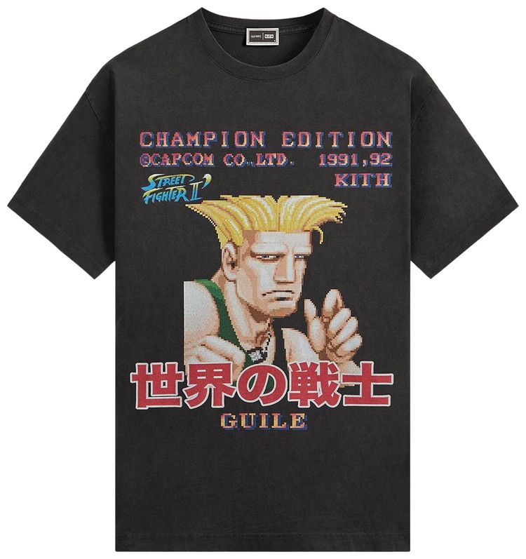 Винтажная футболка Kith x Capcom Guile Champion Edition, черная, Черный, Винтажная футболка Kith x Capcom Guile Champion Edition, черная
Винтажная футболка Kith x Capcom Guile Champion Edition, черная, Черный, Винтажная футболка Kith x Capcom Guile Champion Edition, черная