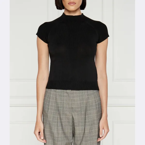 Тихий топ приталенного кроя Max&Co., черный
Тихий топ приталенного кроя Max&Co., черный