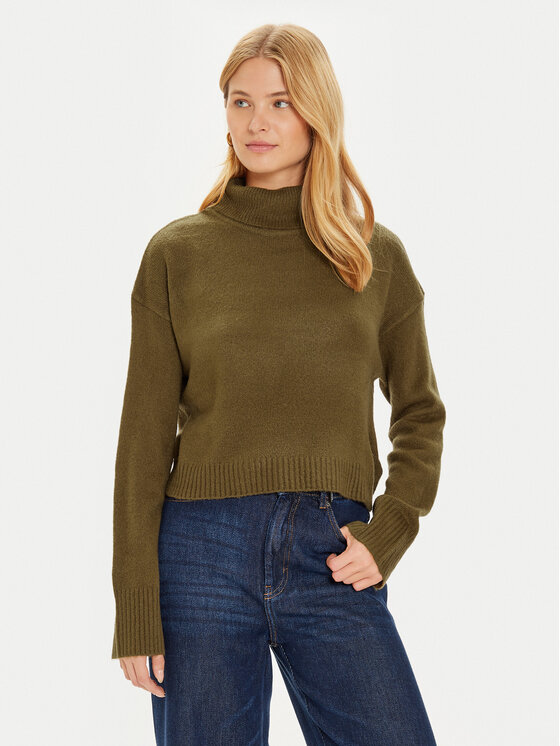 Свитер с высоким воротником обычного кроя Brave Soul, хаки
Свитер с высоким воротником обычного кроя Brave Soul, хаки