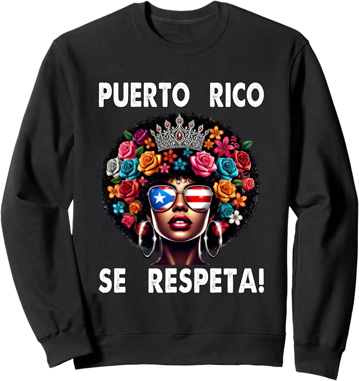 Толстовка с цветочным узором Puerto Rico Se Respeta Afro Boricua Queen Crown Puerto Rico Se Respeta Collection, More Here, черный
Толстовка с цветочным узором Puerto Rico Se Respeta Afro Boricua Queen Crown Puerto Rico Se Respeta Collection, More Here, черный