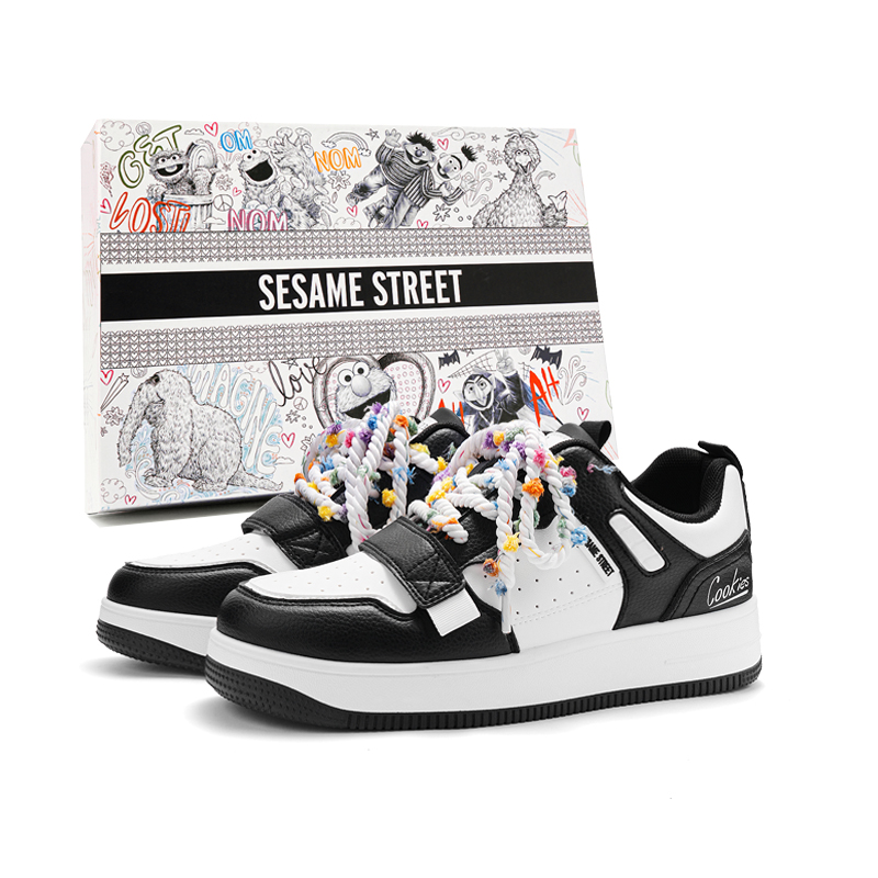 SESAME STREET Водонепроницаемые сбалансированные дышащие лоу-топ скейтбордские кроссовки унисекс черно-белые, цвет Black & White
SESAME STREET Водонепроницаемые сбалансированные дышащие лоу-топ скейтбордские кроссовки унисекс черно-белые, цвет Black & White