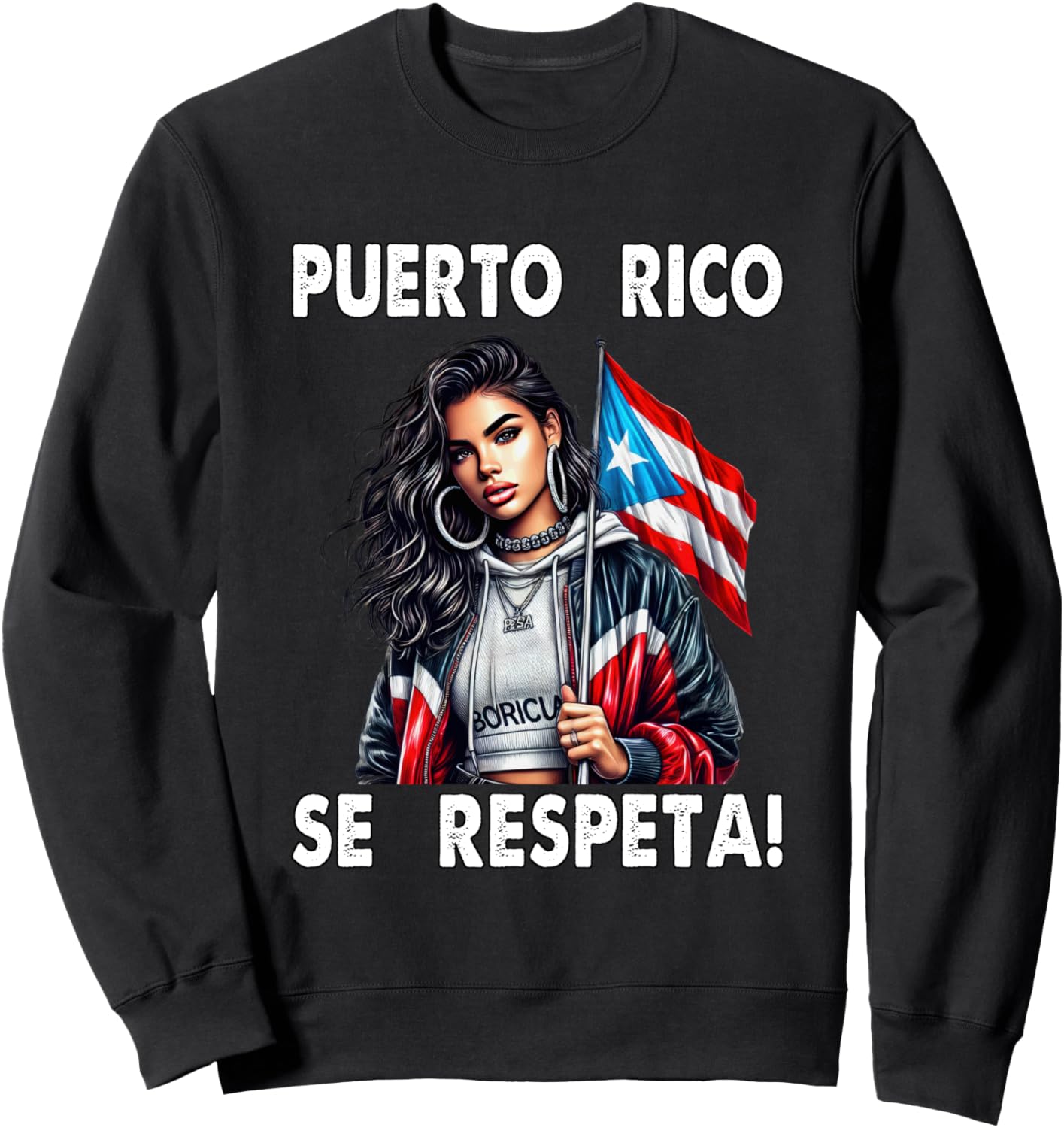 Толстовка с флагом протеста Puerto Rico Se Respeta Boricua Queen PR Puerto Rico Se Respeta Collection, More Here, черный
Толстовка с флагом протеста Puerto Rico Se Respeta Boricua Queen PR Puerto Rico Se Respeta Collection, More Here, черный