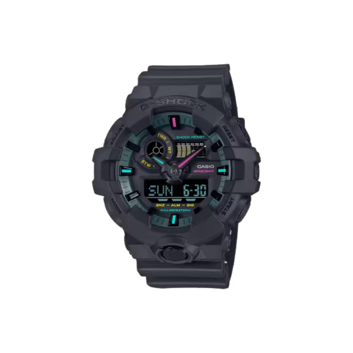 CASIO Часы Unisex Liquid Crystal/Analog Dual Display Series Black Watch GA700MF-1A, Black Dial
CASIO Часы Unisex Liquid Crystal/Analog Dual Display Series Black Watch GA700MF-1A, Black Dial