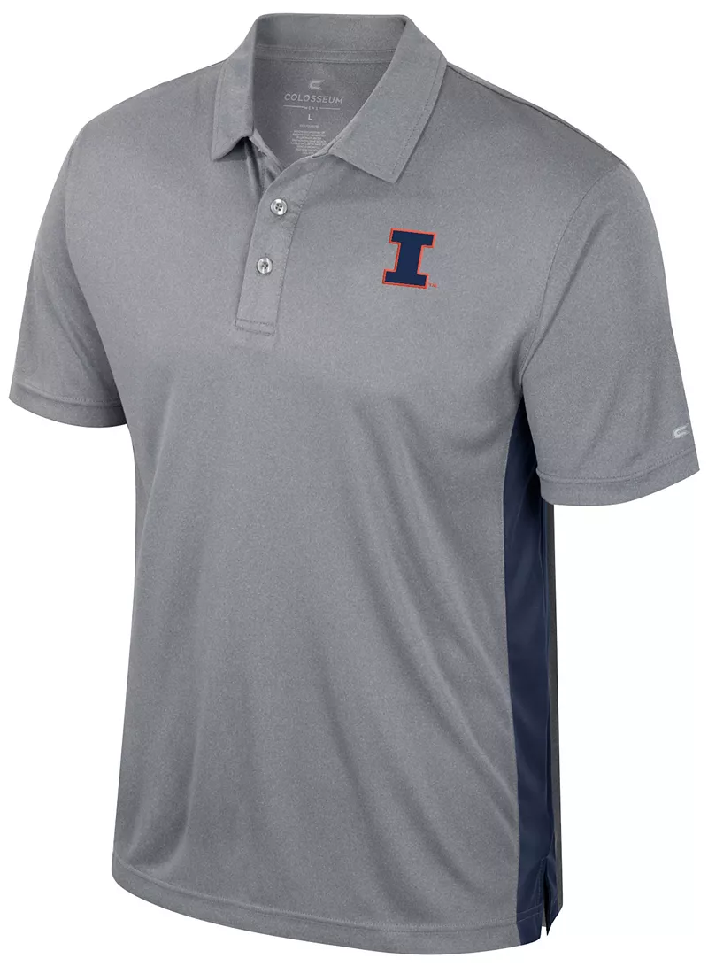Мужская футболка-поло Colosseum Illinois Fighting Illini Heather Grey
Мужская футболка-поло Colosseum Illinois Fighting Illini Heather Grey