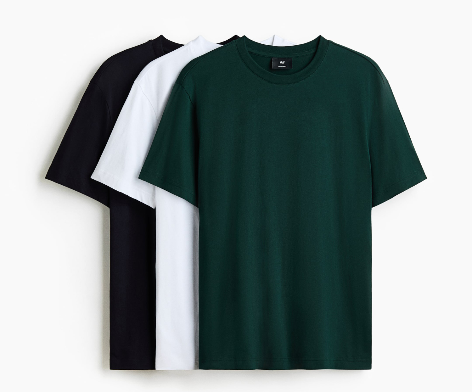 Комплект футболок H&M Regular Fit, темно-зеленый
Комплект футболок H&M Regular Fit, темно-зеленый