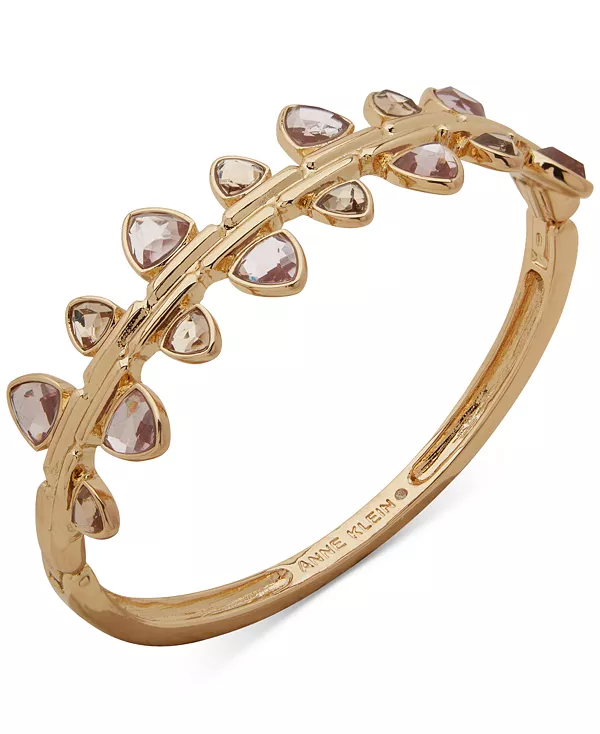 Открытый браслет из двух рядов золотых камней с шипами Anne Klein, pink
Открытый браслет из двух рядов золотых камней с шипами Anne Klein, pink